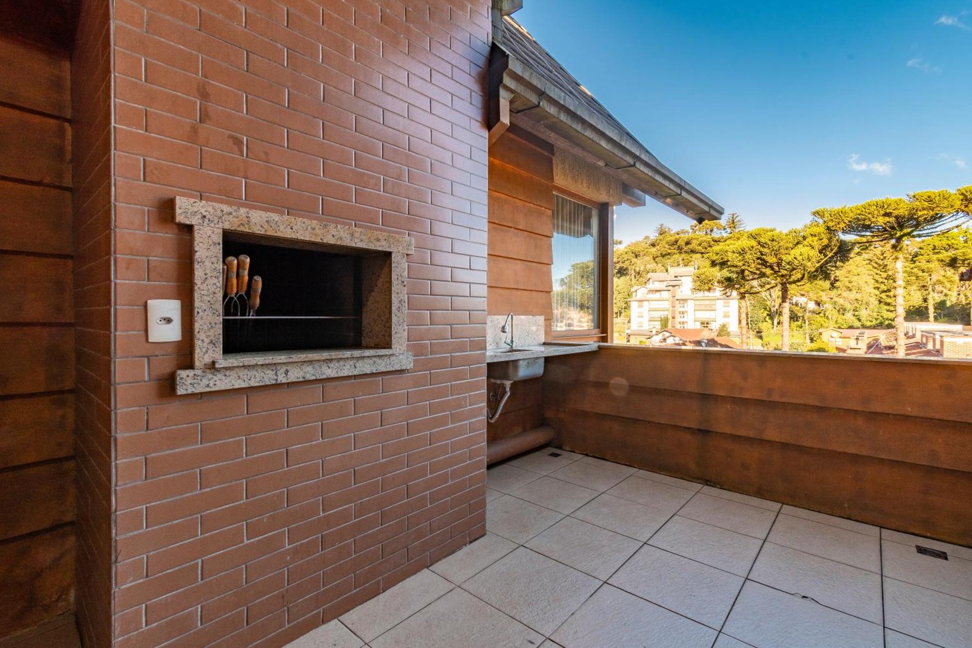 Appartement A Apenas 300 Mts Da Rua Coberta, No Exclusivo Via Florida à Gramado Extérieur photo