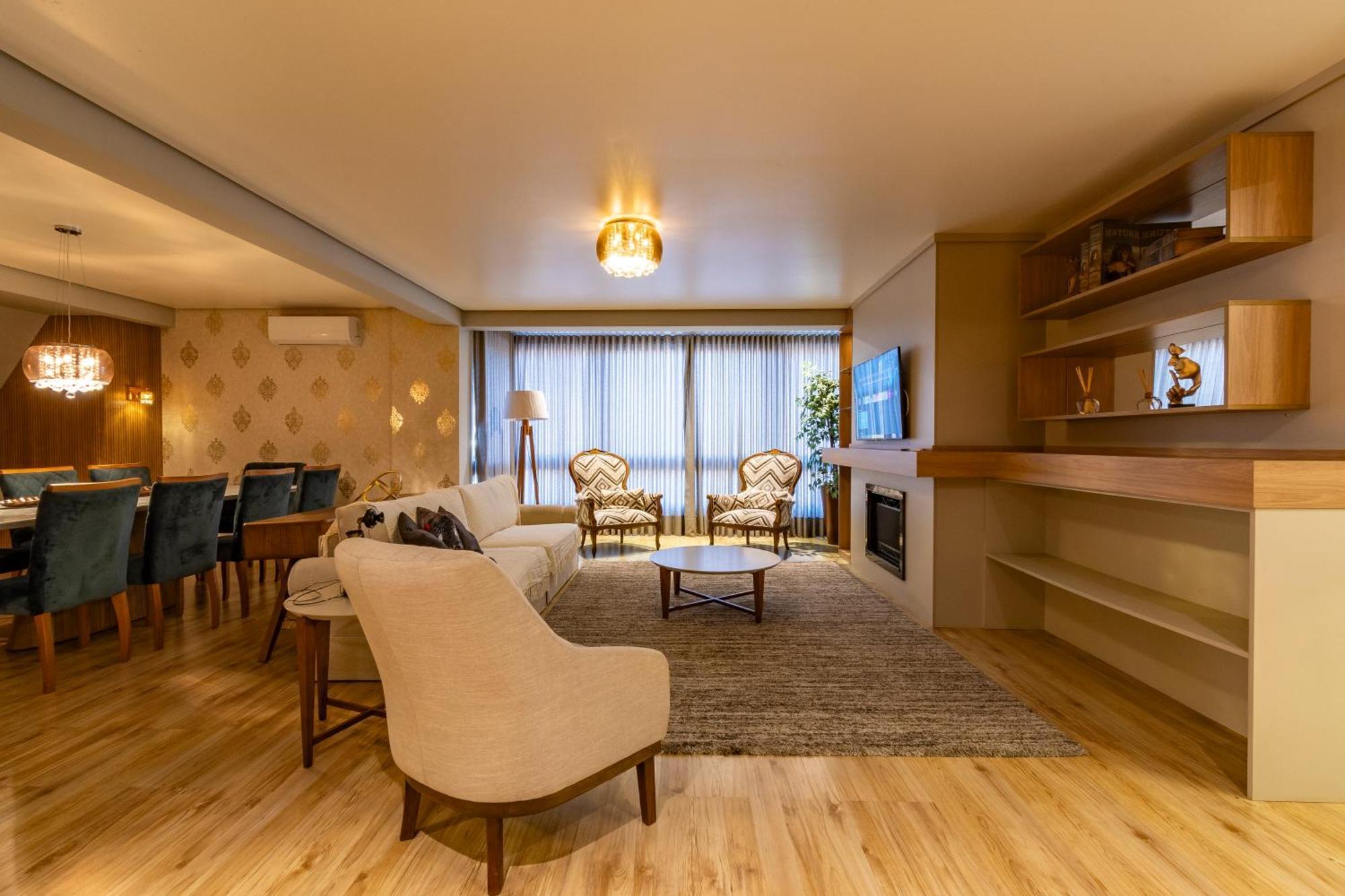 Appartement A Apenas 300 Mts Da Rua Coberta, No Exclusivo Via Florida à Gramado Extérieur photo