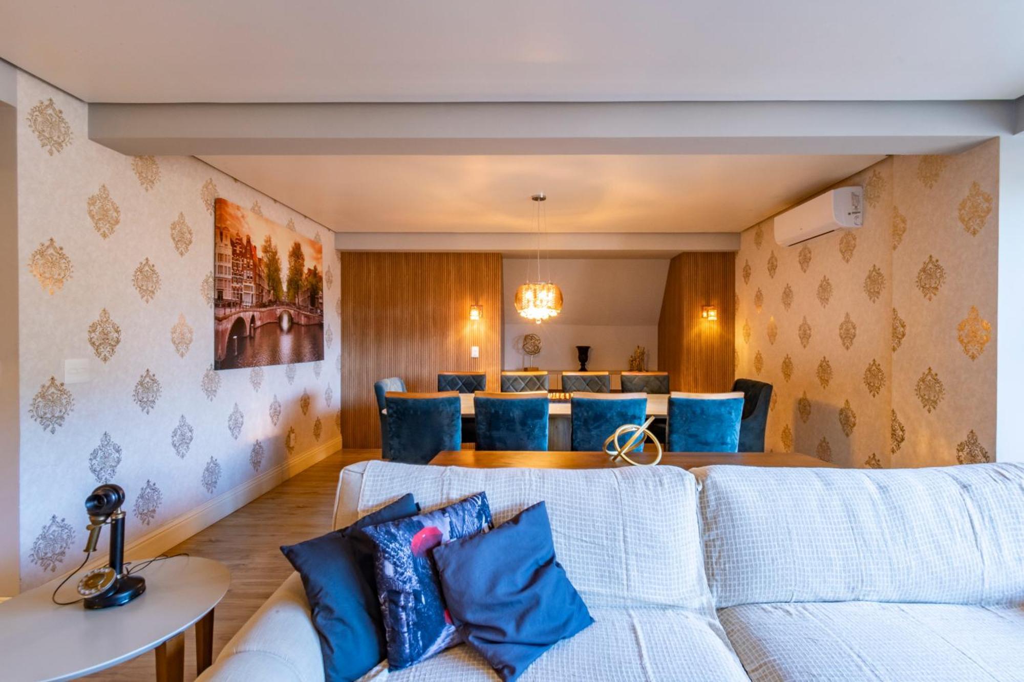 Appartement A Apenas 300 Mts Da Rua Coberta, No Exclusivo Via Florida à Gramado Extérieur photo