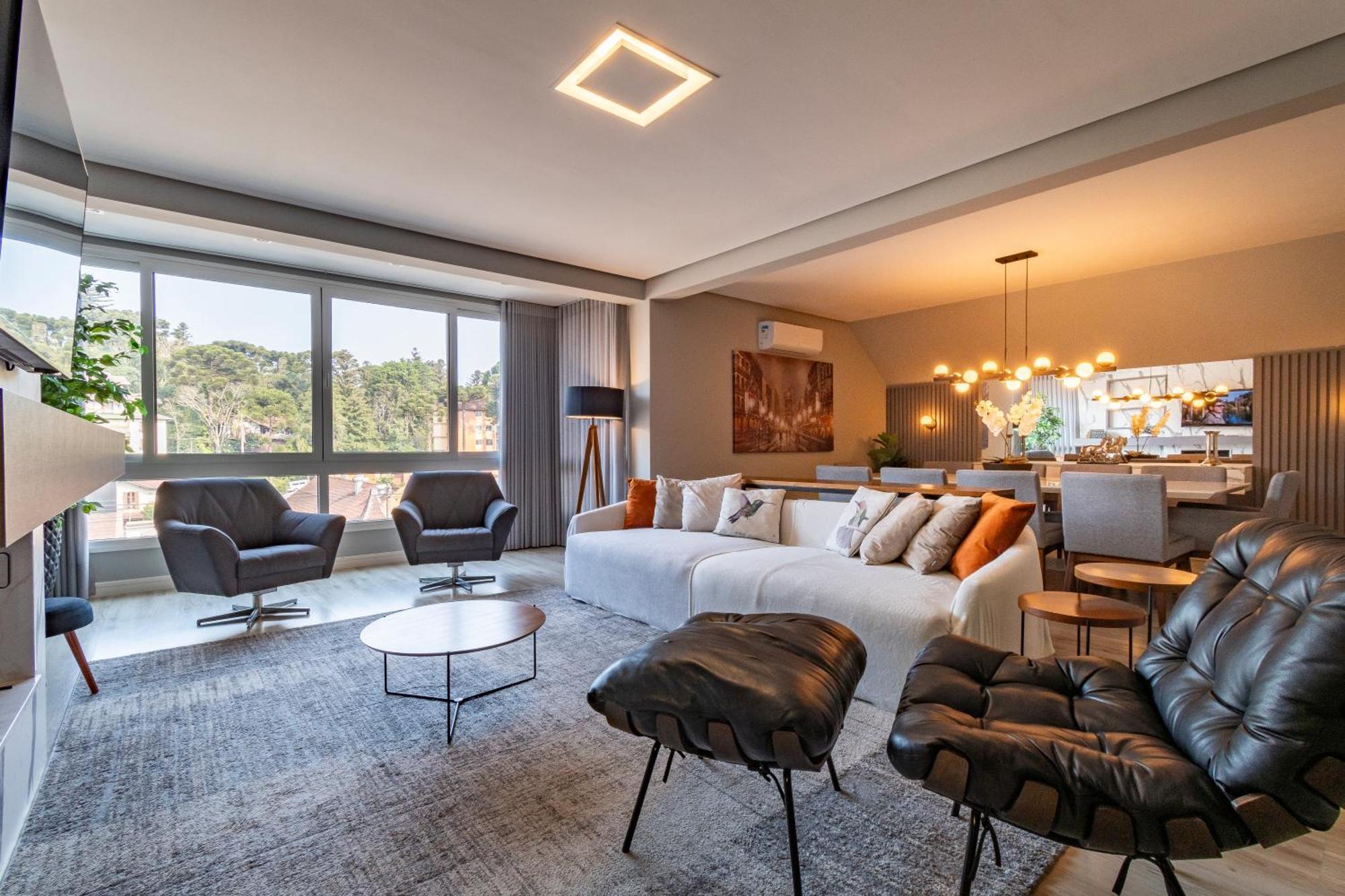 Appartement A Apenas 300 Mts Da Rua Coberta, No Exclusivo Via Florida à Gramado Extérieur photo