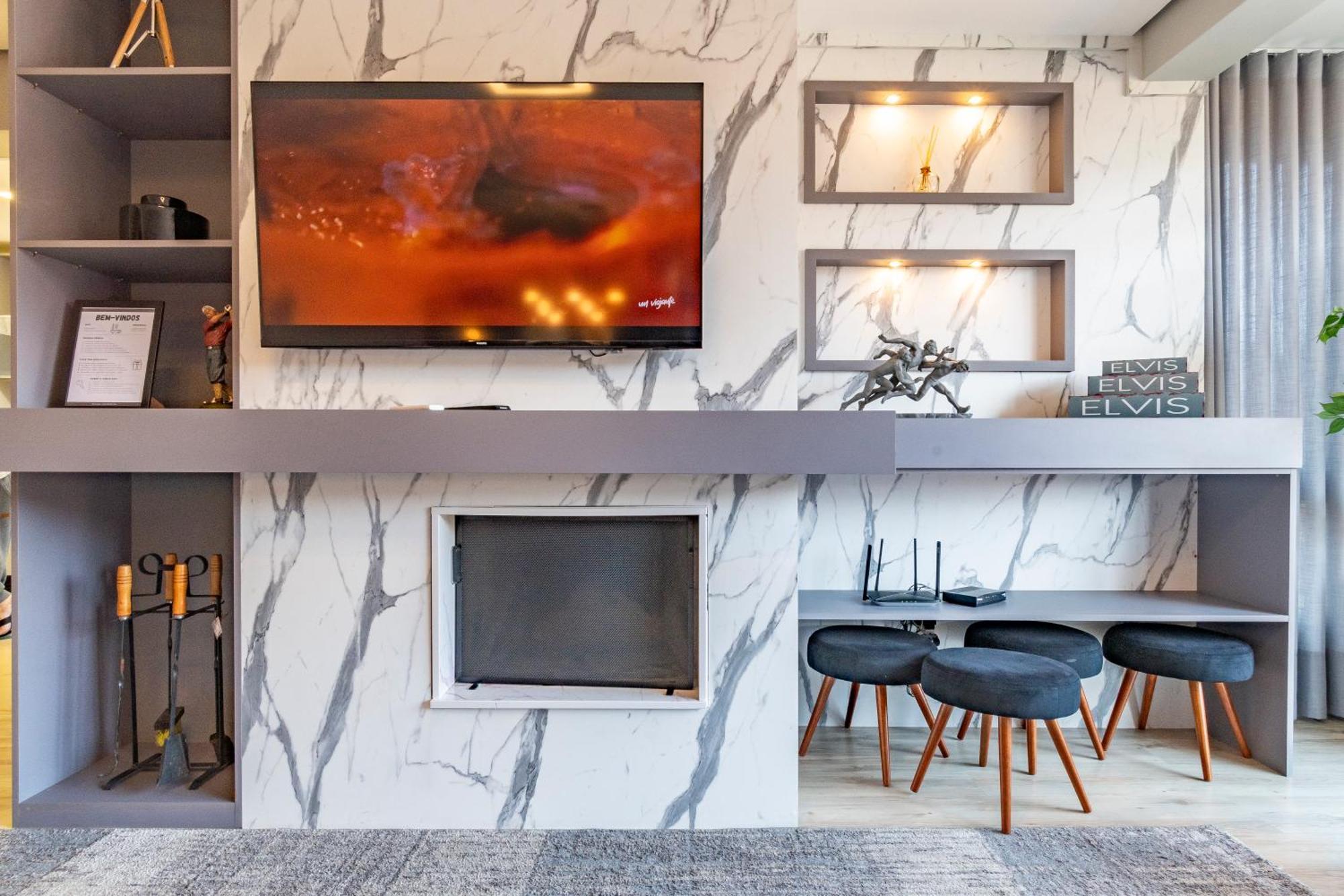 Appartement A Apenas 300 Mts Da Rua Coberta, No Exclusivo Via Florida à Gramado Extérieur photo