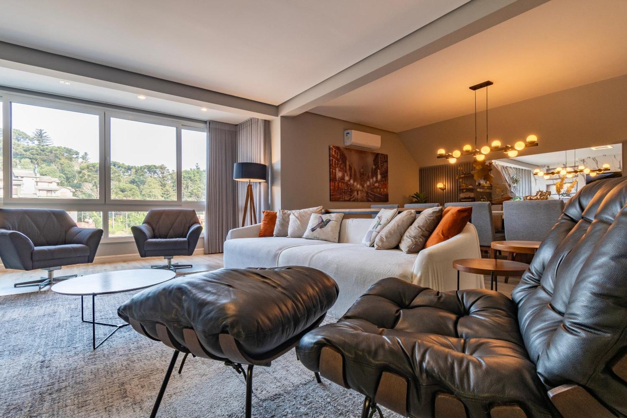 Appartement A Apenas 300 Mts Da Rua Coberta, No Exclusivo Via Florida à Gramado Extérieur photo